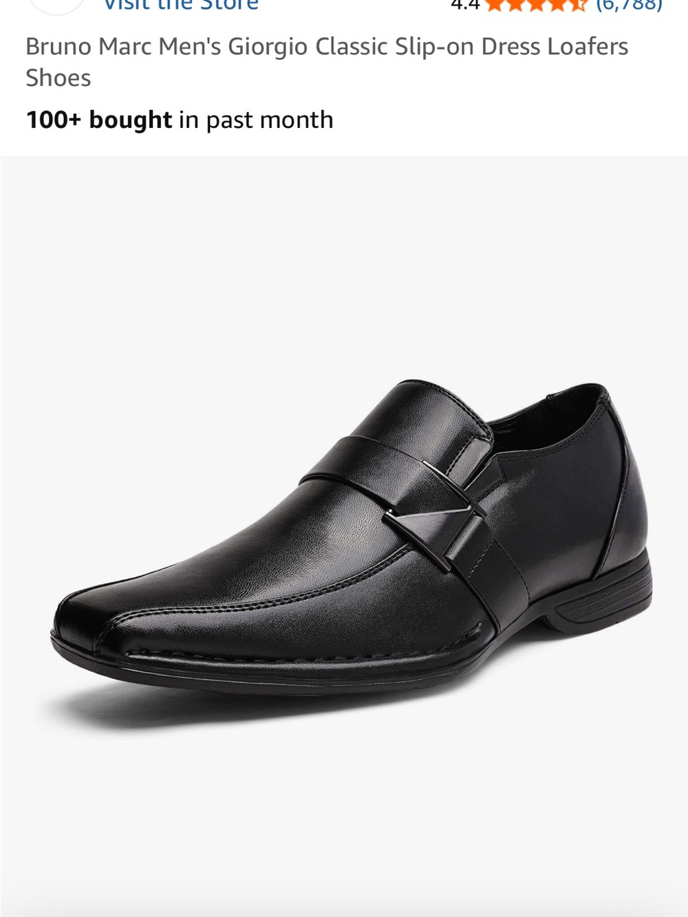 Giorgio Men's Slip-On Dress Loafers - Black